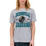Junk Food Clothing x NFL - Jacksonville Jaguars - Team Helmet - Unisex Adult Short Sleeve Fan T-Shirt for Men and Women - Size X-Large