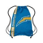 FOCO Los Angeles Chargers NFL Big Logo Drawstring Backpack