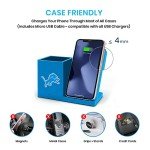 SOAR NFL Wireless Charger and Desktop Organizer, Jacksonville Jaguars