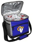 Rawlings NFL Soft-Sided Insulated Cooler Bag, 24-Can Capacity, Los Angeles Rams