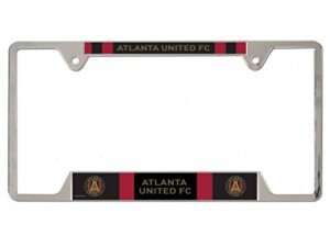 WinCraft Atlanta United FC MLS Team Logo Chrome License Plate Frame