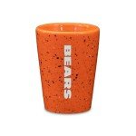 Rico Industries NFL Football Chicago Bears 2oz Ceramic Shot Glass for Fans, Laser Engraved In Team Color Single Shot Glass