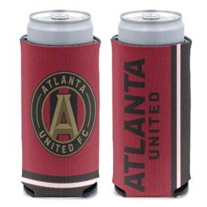WinCraft MLS Atlanta United FC Slim Can Cooler, Team Colors, One Size