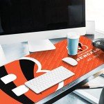 YouTheFan NFL Cincinnati Bengals Logo Series Desk Pad SMU