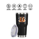 FOCO Cincinnati Bengals NFL Team Logo 30 oz Tumbler - Black