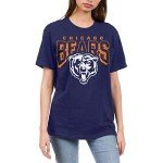 Junk Food Clothing x NFL - Chicago Bears - Bold Logo - Unisex Adult Short Sleeve Fan T-Shirt for Men and Women - Size Medium