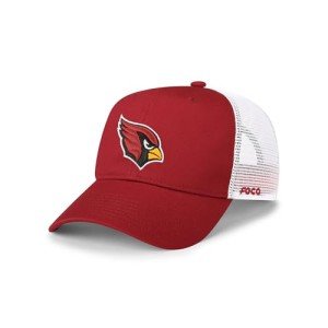 FOCO Men's Arizona Cardinals Cap NFL Logo Mesh Trucker RF Hat, Team Color