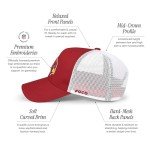 FOCO Men's Arizona Cardinals Cap NFL Logo Mesh Trucker RF Hat, Team Color