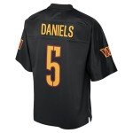 Men's Jayden Daniels Black Washington Commanders Pro Line Jersey