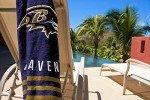 Northwest NFL Baltimore Ravens Unisex-Adult Beach Towel, 30" x 60", Stripes