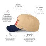 FOCO Men's Houston Texans Cap NFL Team Logo Signature Bars Marquee RF Hat, Khaki