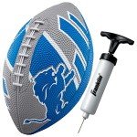 Franklin Sports NFL Detroit Lions Football - Youth Football - Mini 8.5" Rubber Ball - Perfect for Kids - Team Logos and Colors