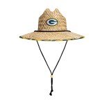 FOCO mens Nfl Team Logo Floral Sun Straw Hat, Team Logo, One Size US