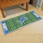 FANMATS 7351 Detroit Lions Field Runner Rug - 30in. x 72in.