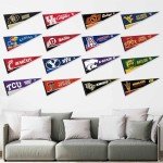 Big 12 Conference College Pennant Set