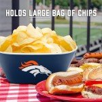 YouTheFan NFL Denver Broncos Large Party Bowl