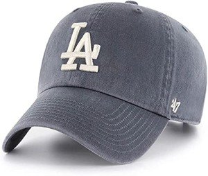 '47 New York Yankees Adjustable Cap Clean Up MLB, Los Angeles Dodgers Vintage Navy, One Size