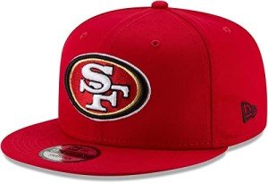 New Era NFL 9FIFTY Adjustable mens Snapback Hat Cap One Size Fits All (San Francisco 49ers)