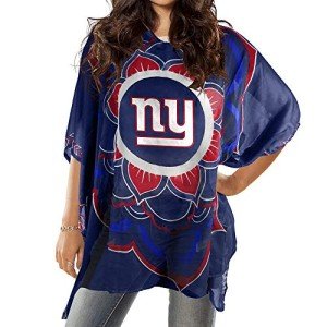 Littlearth New York Giants NFL Sheer Caftan with Flower Design