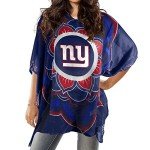 Littlearth New York Giants NFL Sheer Caftan with Flower Design