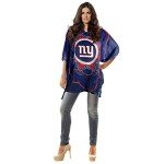 Littlearth New York Giants NFL Sheer Caftan with Flower Design