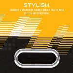 Franklin Sports NFL Pittsburgh Steelers Collapsible Storage Bin NFL Folding Cube Storage Container Fits Bin Organizers Fabric NFL Team Storage Cubes One Size, 11" x 11"