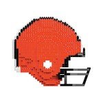 FOCO Cleveland Browns NFL 3D BRXLZ Puzzle Replica Helmet Set 1Z
