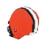 FOCO Cleveland Browns NFL 3D BRXLZ Puzzle Replica Helmet Set 1Z