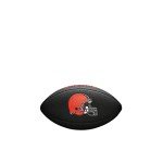 WILSON Sporting Goods NFL Cleveland Browns Team Logo Football , Black, Mini Size