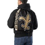FOCO New Orleans Saints NFL Big Logo Drawstring Backpack