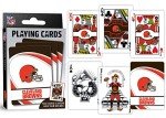 MasterPieces - NFL Playing Cards, Officially Licensed Cleveland Browns Football Deck, Family Games for Adults and Kids, Standard Index