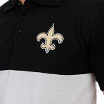 FOCO NFL New Orleans Saints Mens Polo Short Sleeve ShirtPolo Short Sleeve Shirt, Rugby Scrum, XXL