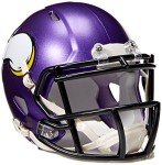 Riddell unisex adult Revolution NFL Minnesota Vikings Speed Mini Helmet, Team Color, One Size US