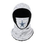 FOCO Dallas Cowboys NFL Heather Grey Big Logo Hooded Gaiter