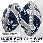 Franklin Sports NFL Dallas Cowboys Football - Youth Football - Mini 8.5" Rubber Ball - Perfect for Kids - Team Logos and Colors