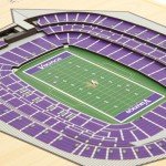 YouTheFan NFL 5-Layer 17 x 13 StadiumViews 3D Wall Art, Minnesota Vikings