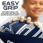 Franklin Sports NFL Dallas Cowboys Football - Youth Football - Mini 8.5" Rubber Ball - Perfect for Kids - Team Logos and Colors