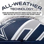 Franklin Sports NFL Dallas Cowboys Football - Youth Football - Mini 8.5" Rubber Ball - Perfect for Kids - Team Logos and Colors