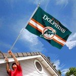 WinCraft Dolphins Throwback Vintage Retro 3x5 Banner Flag