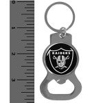 NFL Siskiyou Sports Fan Shop Las Vegas Raiders Bottle Opener Key Chain One Size Team Color