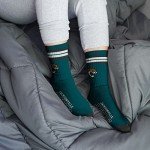 For Bare Feet NFL 4 Stripe Deuce Crew Sock, Jacksonville Jaguars, Medium