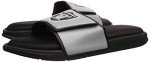FOCO Las Vegas Raiders NFL Mens Foam Sport Slide - L
