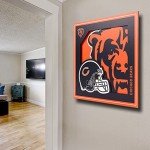 YouTheFan NFL Chicago Bears 3D Logo Series Wall Art - 12x12