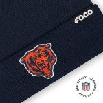 FOCO Men's Chicago Bears NFL Logo Basic Beanie Hat, Team Color