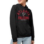 Junk Food Clothing x NFL - Atlanta Falcons - Classic Team Logo - Unisex Adult Pullover Fleece Hoodie for Men and Women - Size Large