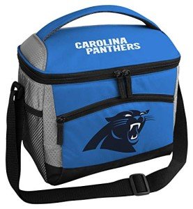 Rawlings NFL Soft Sided Insulated Cooler Bag/Lunch Box, 12-Can Capacity, Carolina Panthers