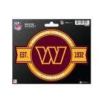 Rico Industries NFL Football Washington Commanders Standard Badge Magnet - for Car, Fridge