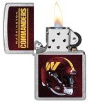 Zippo NFL Washington Commanders Helmet Street Chrome Pocket Lighter