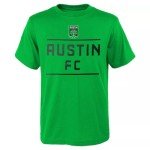 Outerstuff Austin FC Youth Boys Size in The Pros Team Logo T-Shirt (Green, Boys Large-14/16)