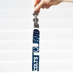 Rico Industries NFL Football Indianapolis Colts Wrist Lanyard Key Chain, Cute Wristlet Strap Keychain Holder for Women Men Car Keys ID Badges Card Wallet Phone Camera